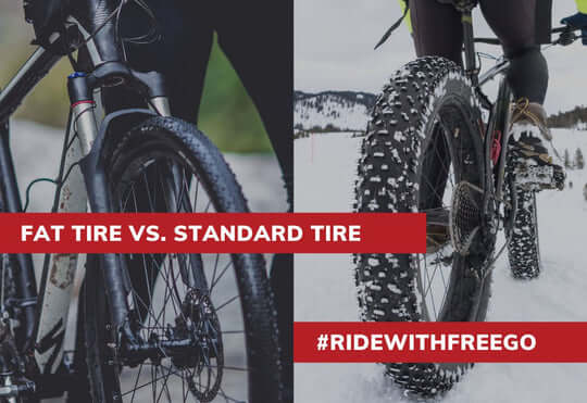 Standard Tire Bikes Vs. Fat Tire E-Bikes